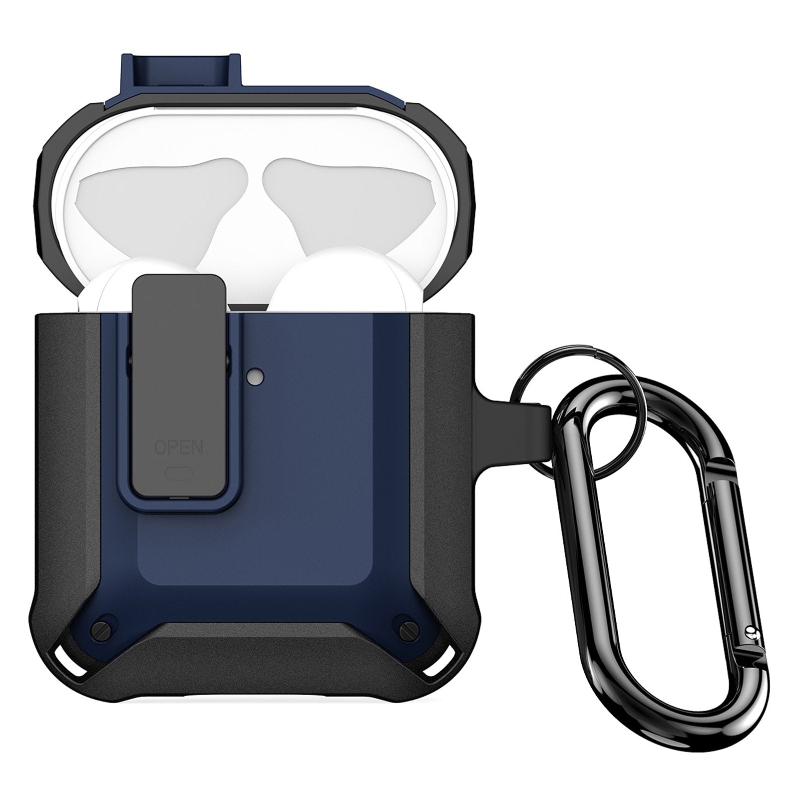 DUX DUCIS PECO Series for Apple AirPods with Charging Case (2016) / (2019) / AirPods with Wireless Charging Case (2019) Secure Lock Cover DUX DUCIS PECO Series for Apple AirPods with Charging Case (2016) / (2019) / AirPods with Wireless Charging Case (2019) Secure Lock Cover